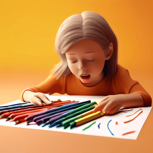 Child's Crayon Drawing in 3D Claymation